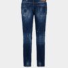 Medium Red Spot Wash Teddy Jeans