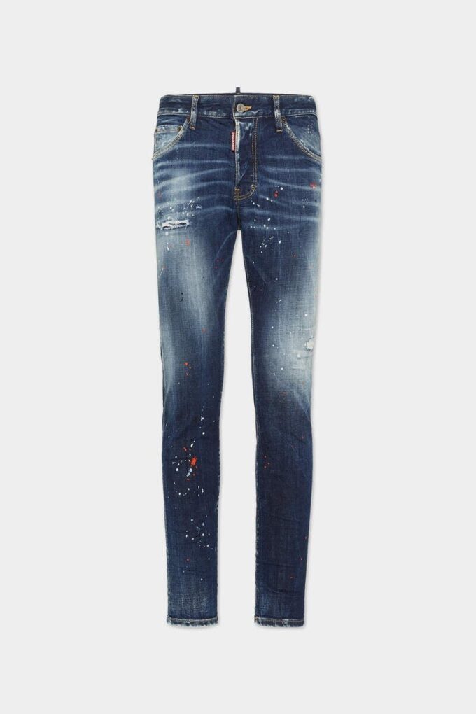 Medium Red Spots Wash Cool Guy Jeans