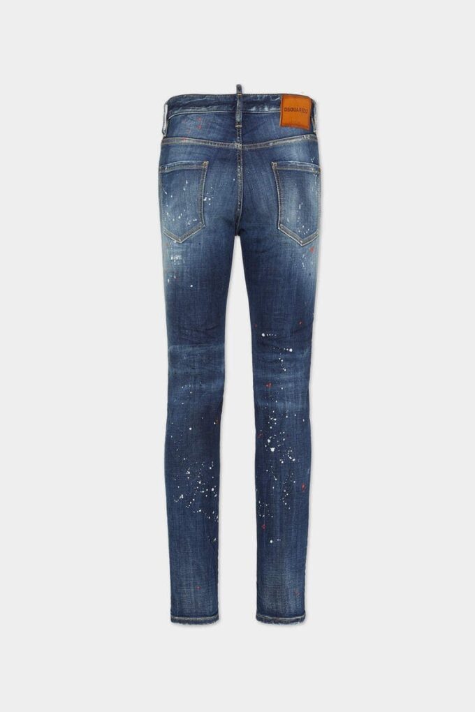 Medium Red Spots Wash Cool Guy Jeans