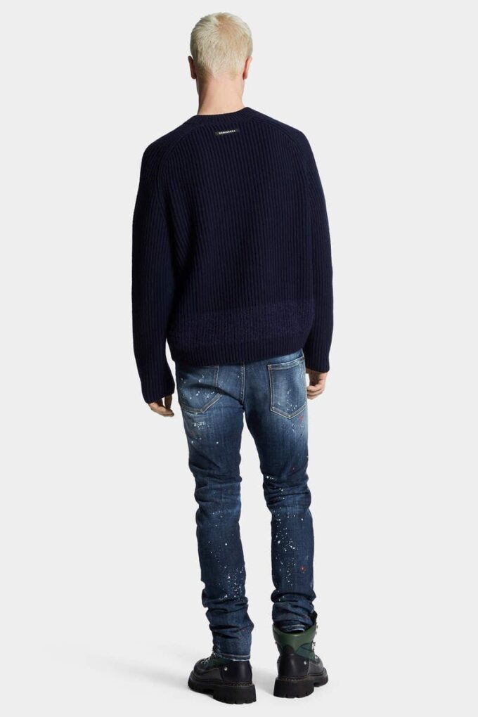 Medium Red Spots Wash Cool Guy Jeans