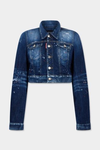 Medium Red Spots Wash Dean Jean Jacket