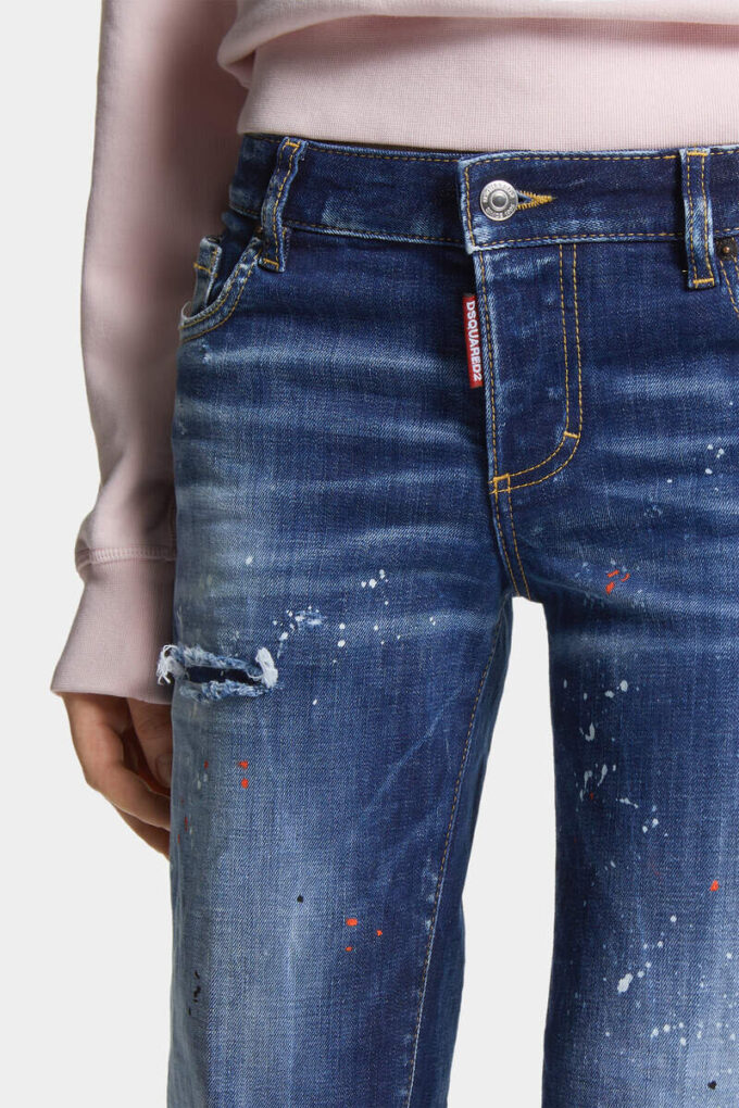 Medium Red Spots Wash Jenna Jeans