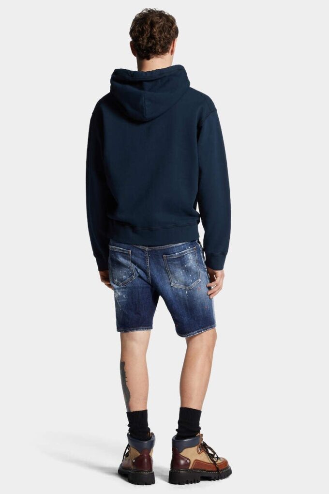 Medium Red Spots Wash Marine Shorts