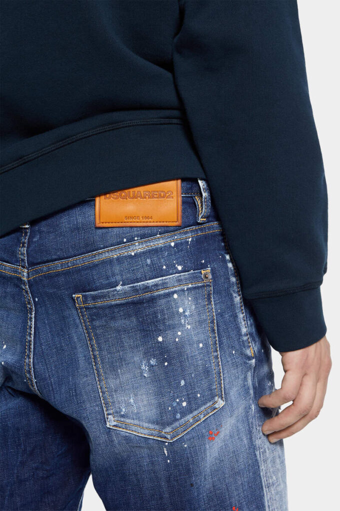 Medium Red Spots Wash Marine Shorts