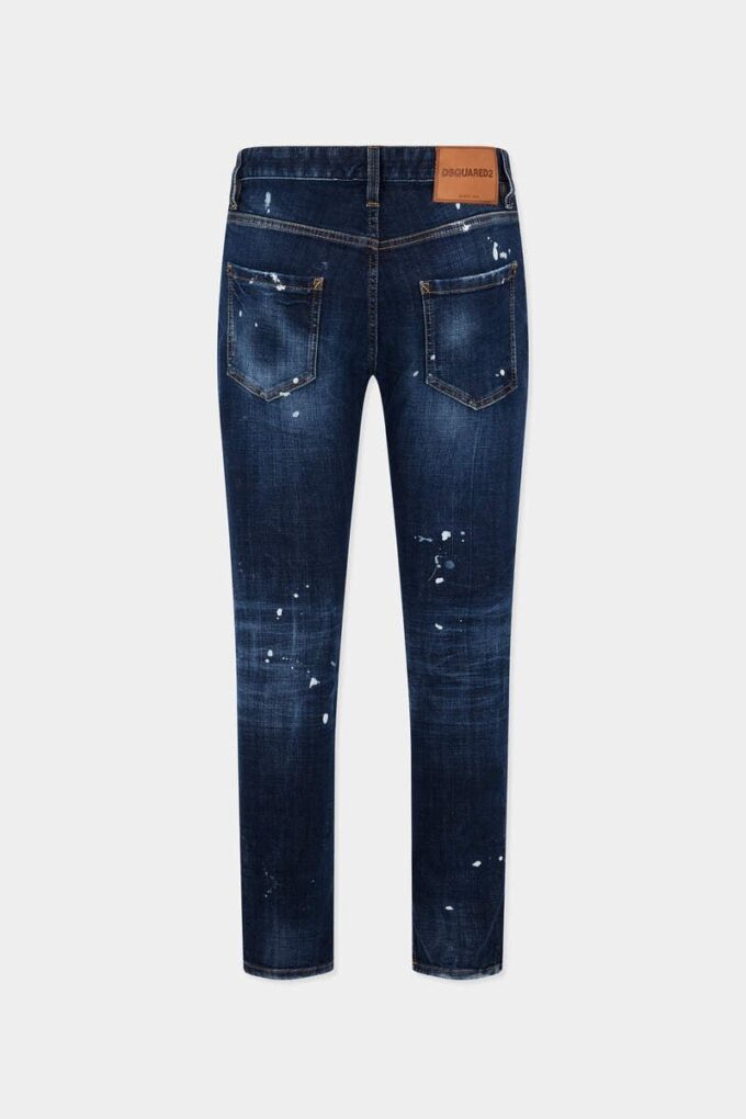 Medium Red Spots Wash Teddy Jeans