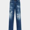 Medium Ripped Wash Baggy Traveller Jeans