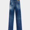 Medium Ripped Wash Baggy Traveller Jeans
