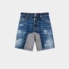Medium Ripped Wash Hybrid Shorts
