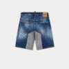 Medium Ripped Wash Hybrid Shorts