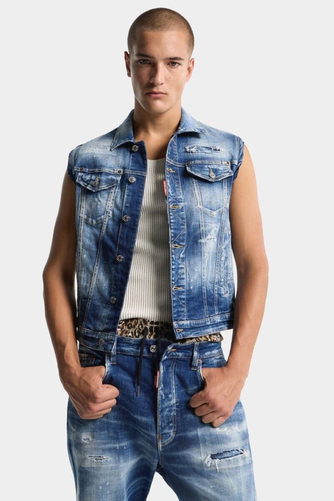 Medium Side by Side Wash Classic Vest