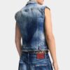 Medium Side by Side Wash Classic Vest