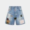 Medium Wash Boxer Shorts