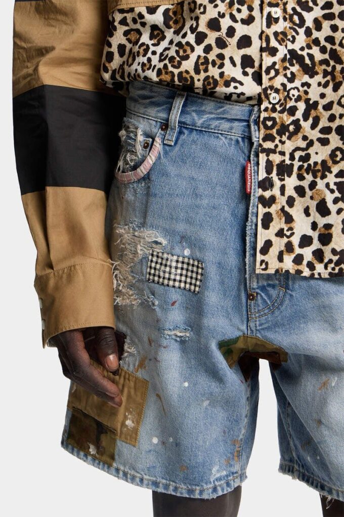 Medium Wash Boxer Shorts