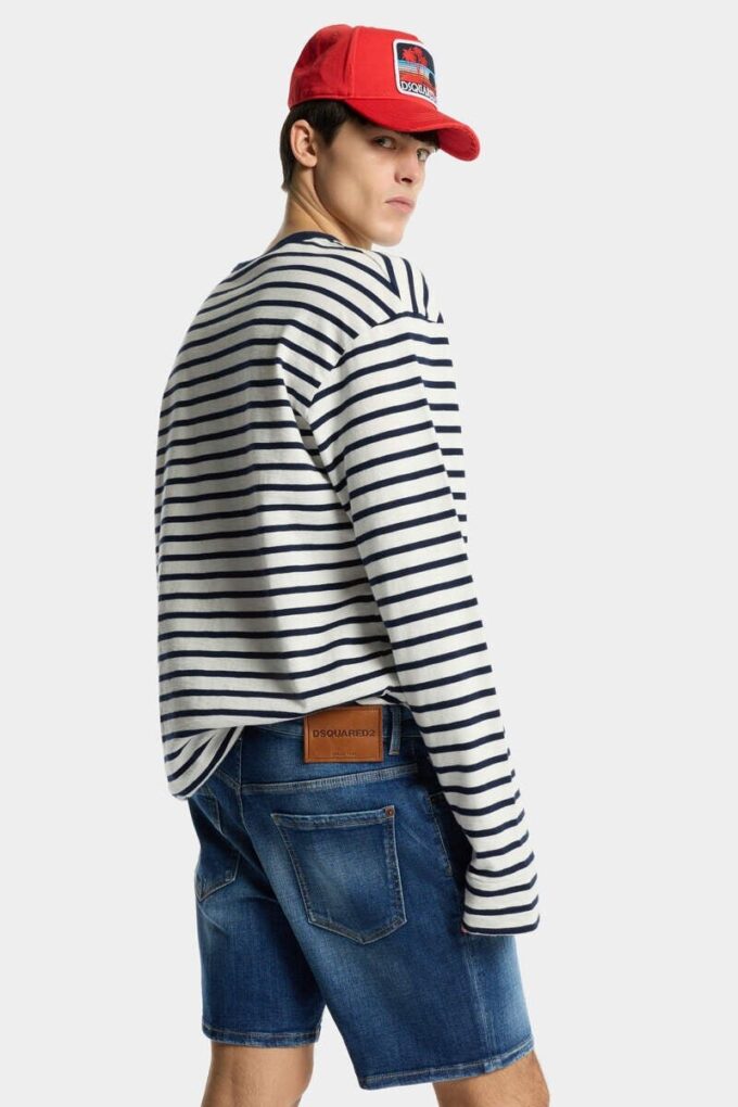 Medium Wash Marine Shorts