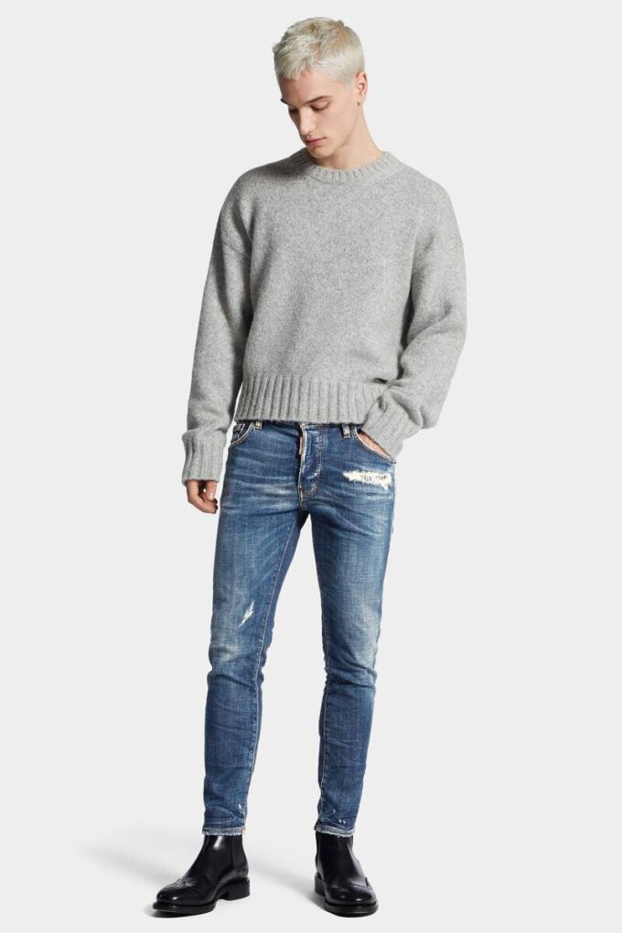 Medium Wash Skater Jeans