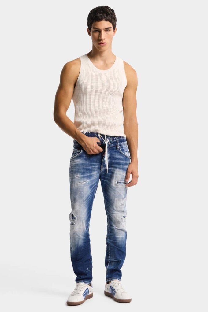 Medium Wash Skater Jeans