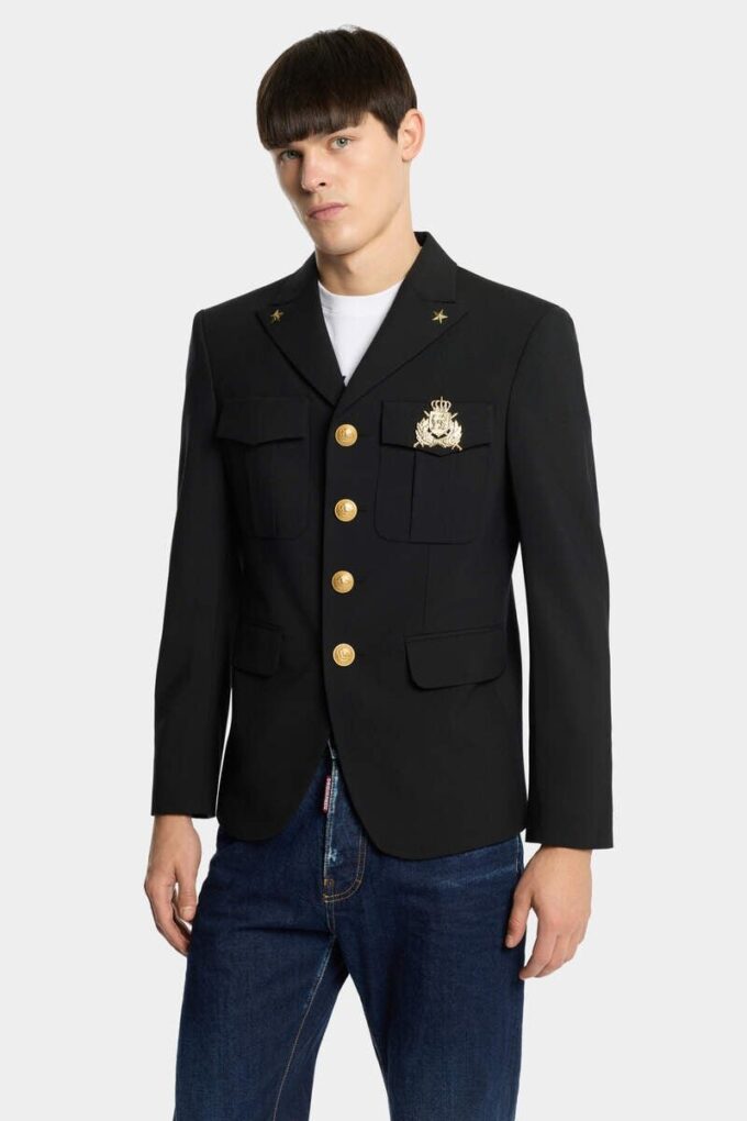 Military Single Breasted Blazer