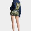 Monkey Business Denim Mix Balloon Hot Pants