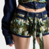 Monkey Business Denim Mix Balloon Hot Pants
