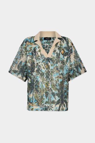 Monkey Business Knit Polo