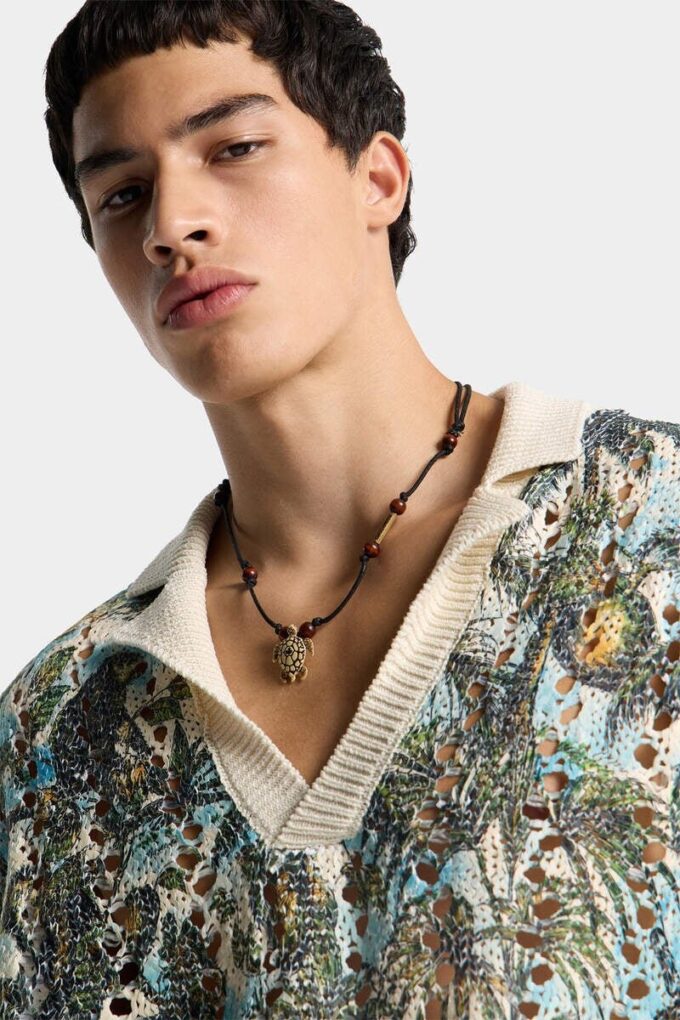 Monkey Business Knit Polo