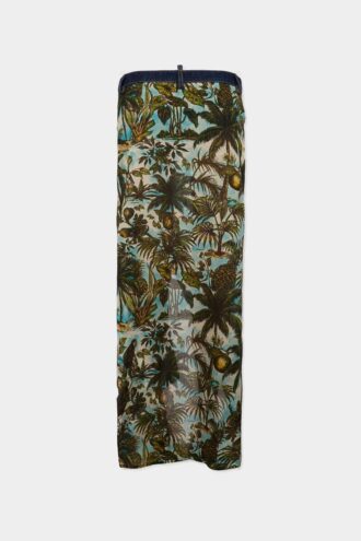 Monkey Business Long Denim Skirt