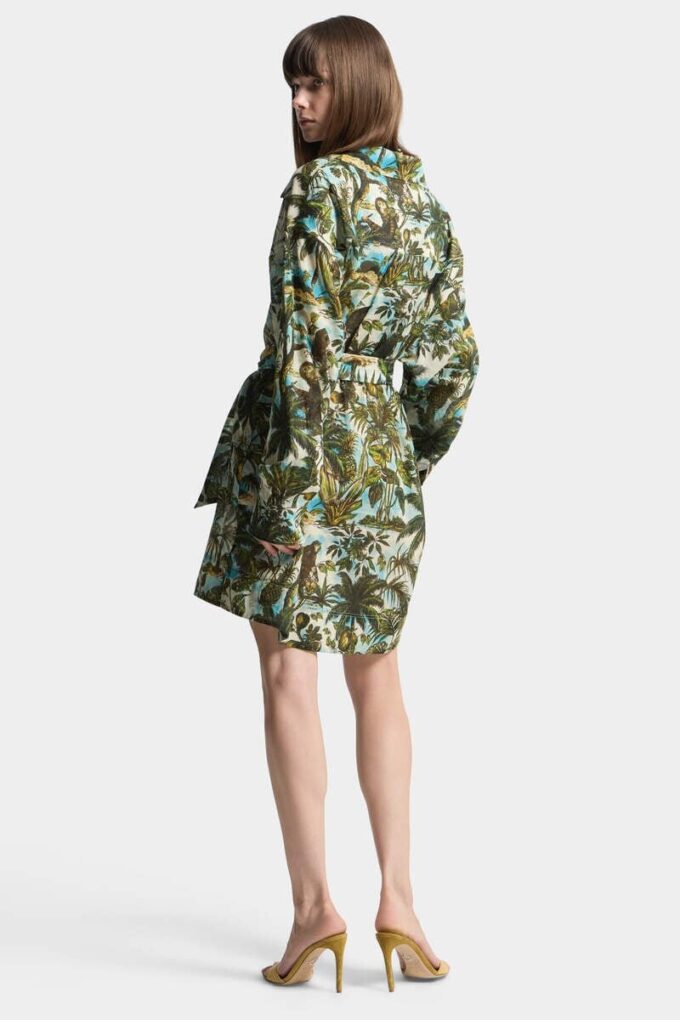 Monkey Business Shirt Dress