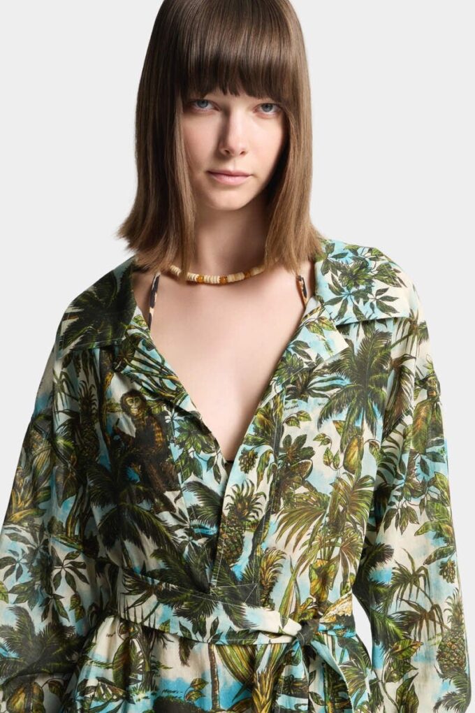 Monkey Business Shirt Dress