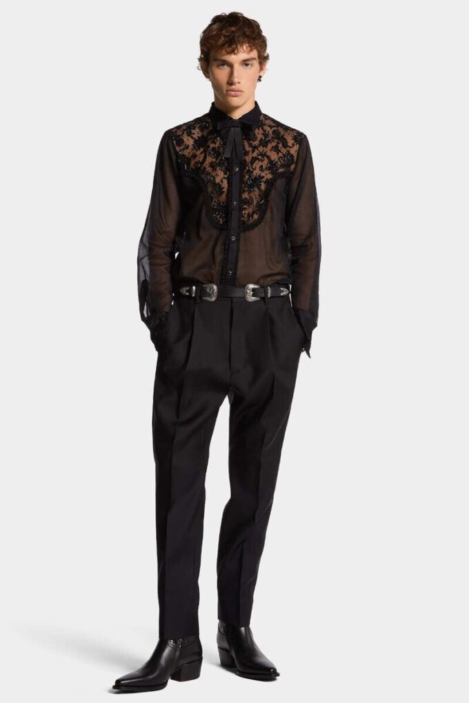 One Pleat Aviator Pant