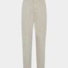 One Pleat Cotton Pant