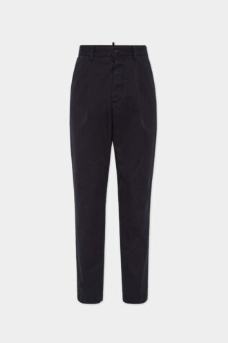 One Pleat Cotton Pant