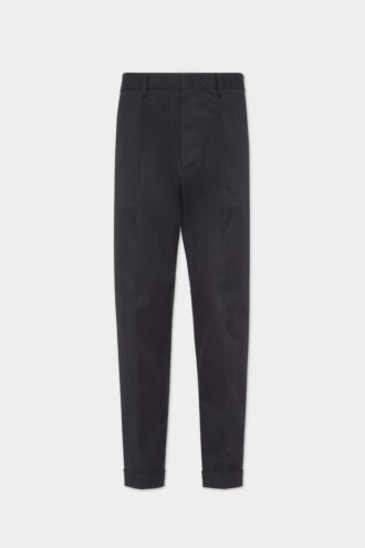 One Pleat Cotton Pant