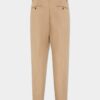 One Pleat Cotton Pant