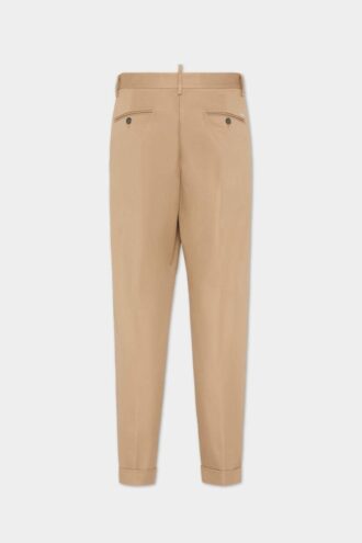 One Pleat Cotton Pant