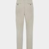 One Pleat Cotton Pant