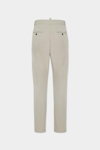 One Pleat Cotton Pant
