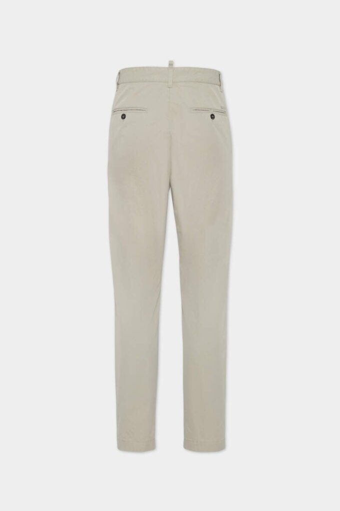 One Pleat Cotton Pant