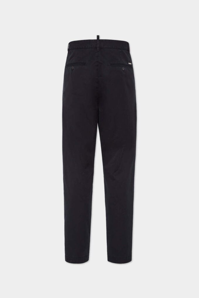 One Pleat Cotton Pant
