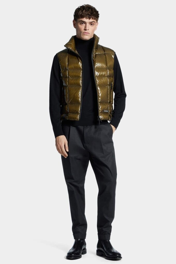 One Pleat Cotton Pant