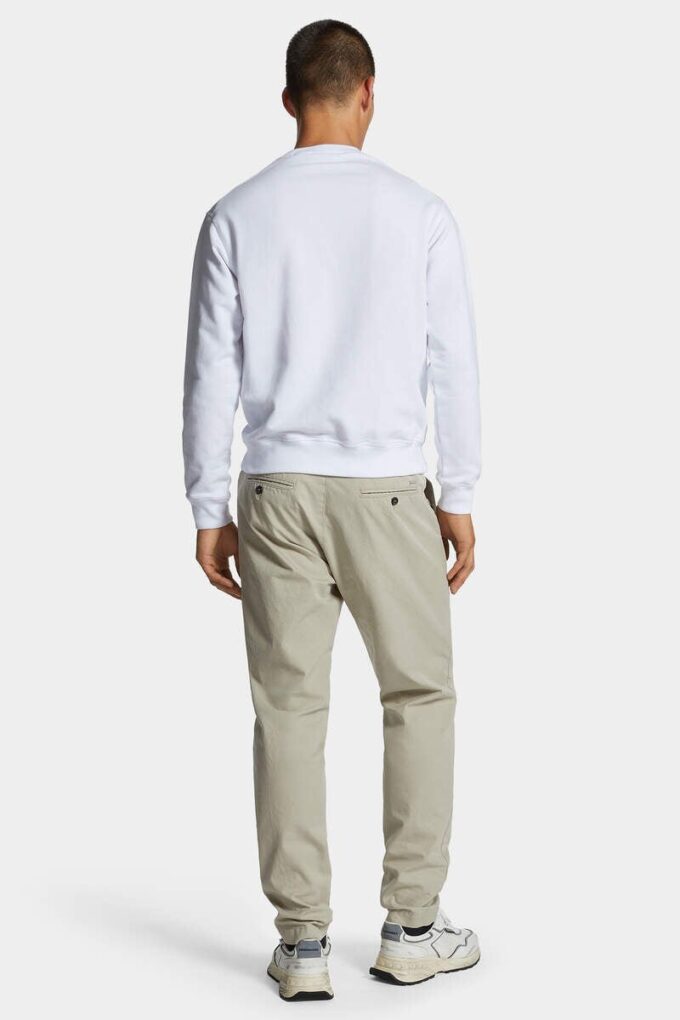 One Pleat Cotton Pant