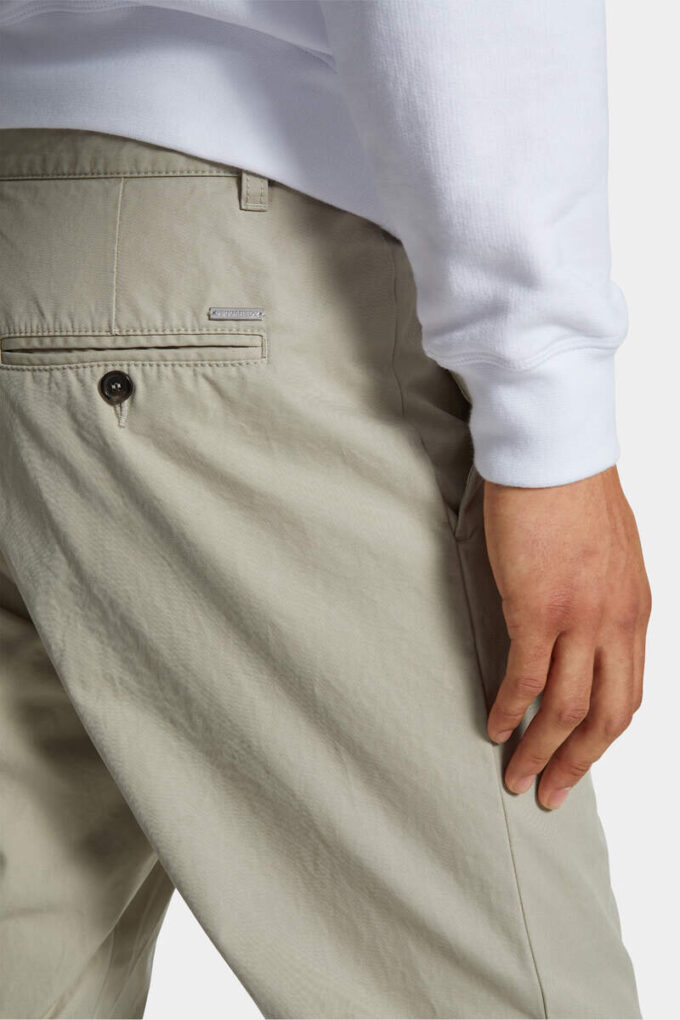 One Pleat Cotton Pant