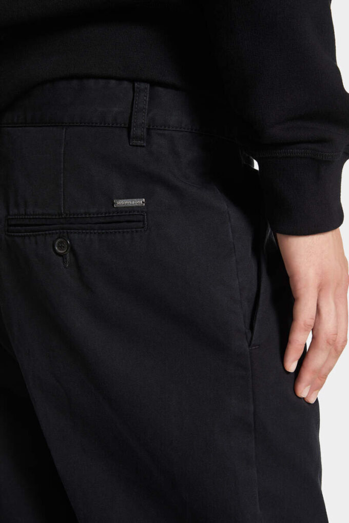 One Pleat Cotton Pant