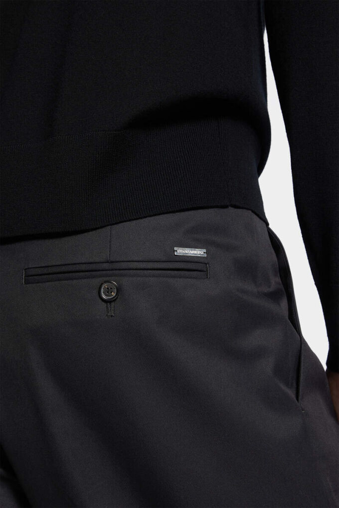 One Pleat Cotton Pant