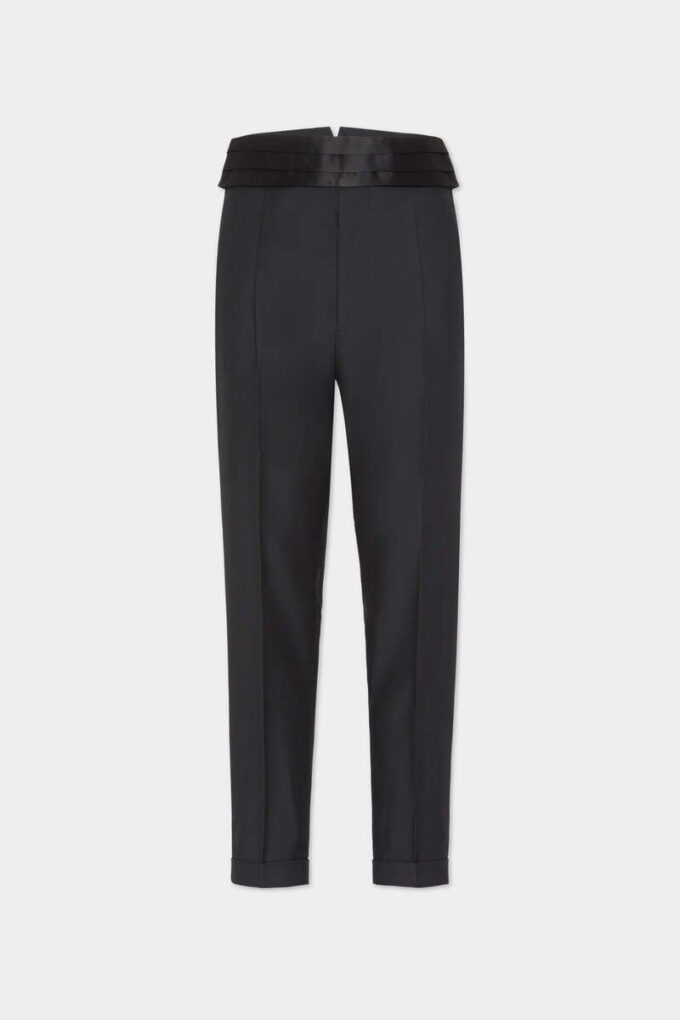 One Pleat Evening Pant
