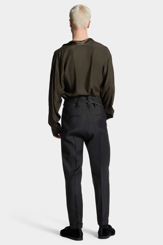 One Pleat Evening Pant