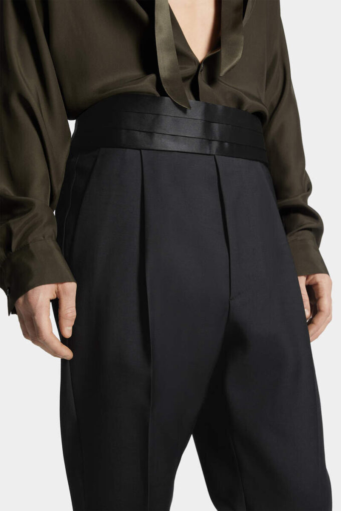 One Pleat Evening Pant