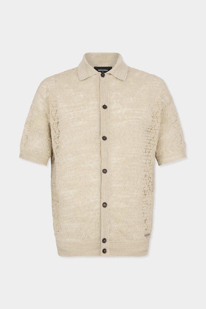 Open Work Knit Cardigan