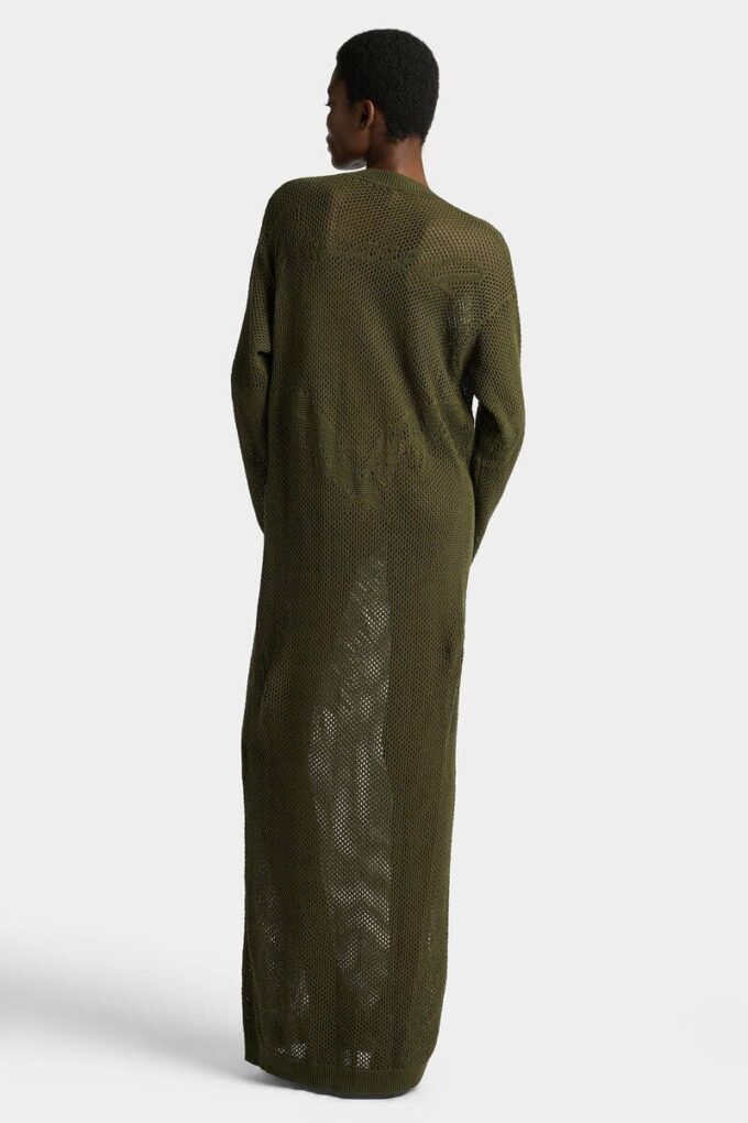 Open Work Knit Dress