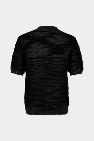 Open Work Knit T-Shirt
