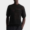 Open Work Knit T-Shirt